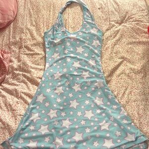 sugar thrillz halter mini dress